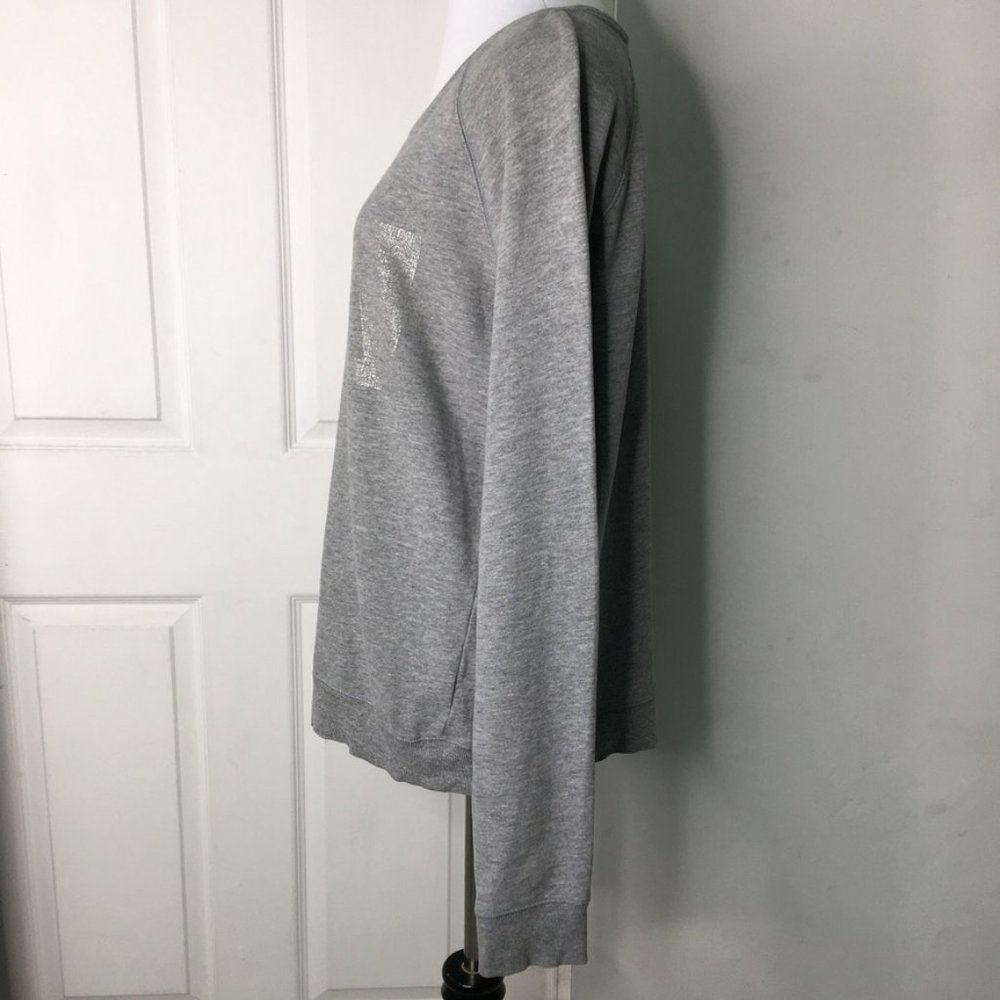 Zadig & Voltaire Women’s James Print Rock Gray Sweatshirt Top Crewneck Medium - Picture 8 of 15